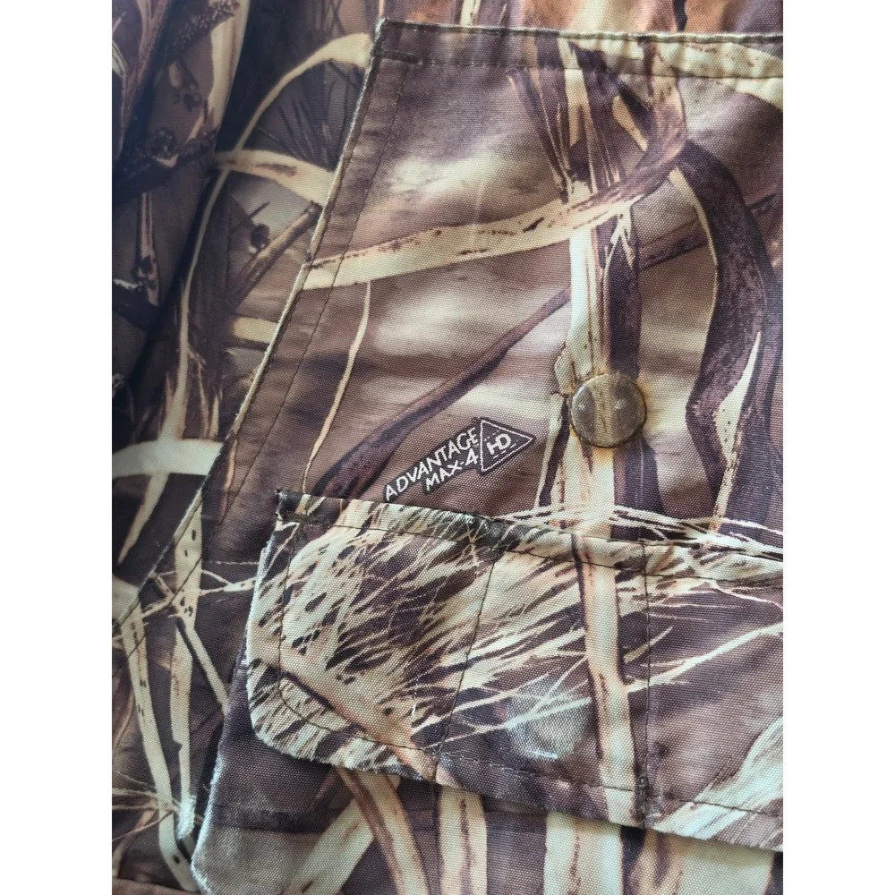 RedHead‎ Bone Dry Mens Advantage Max-4 HD Camo Hunting Jacket Large FLAW